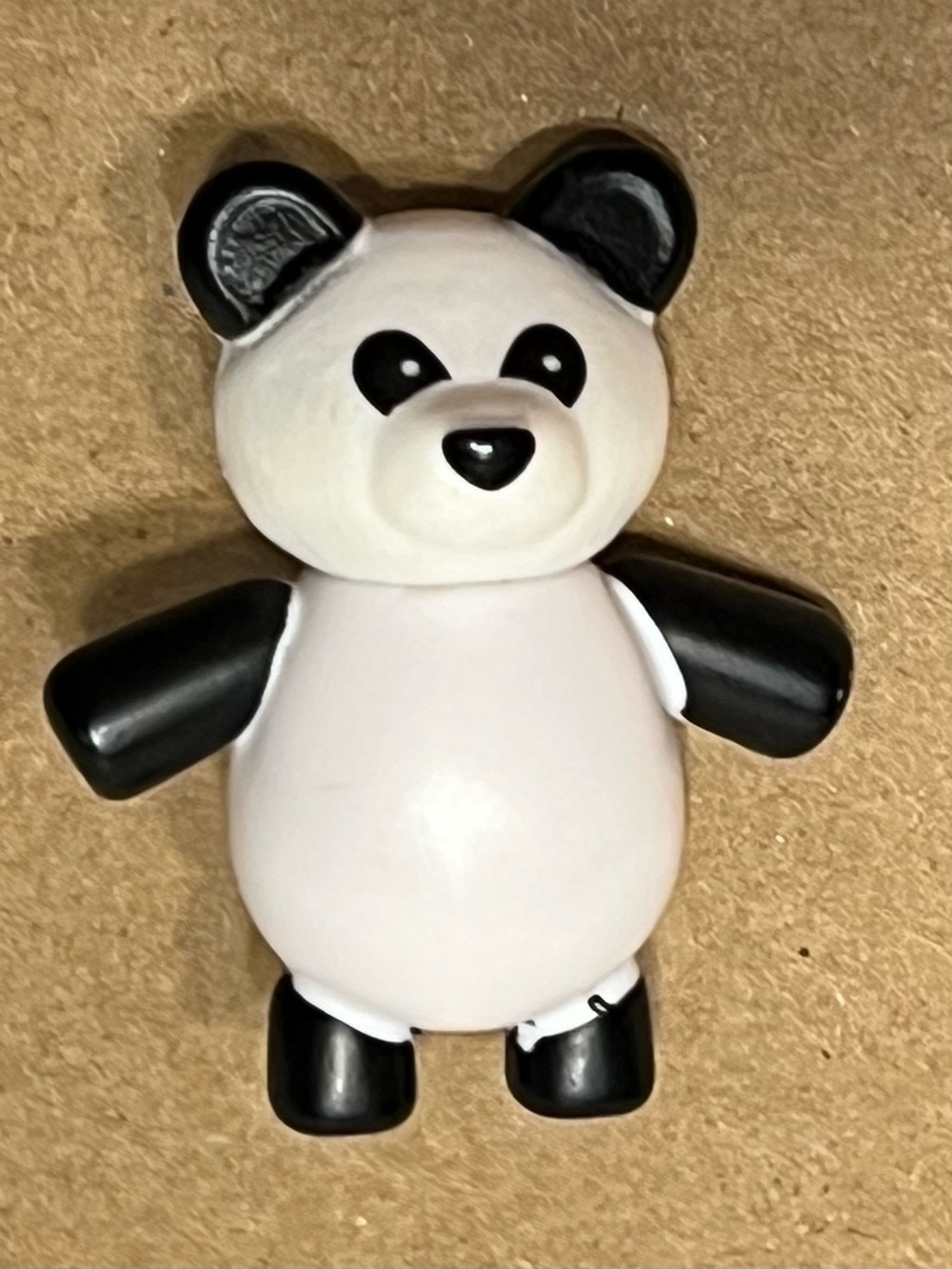Barbie Mini Panda Figure Kids Toy - Black and White Plush-Style Figurine